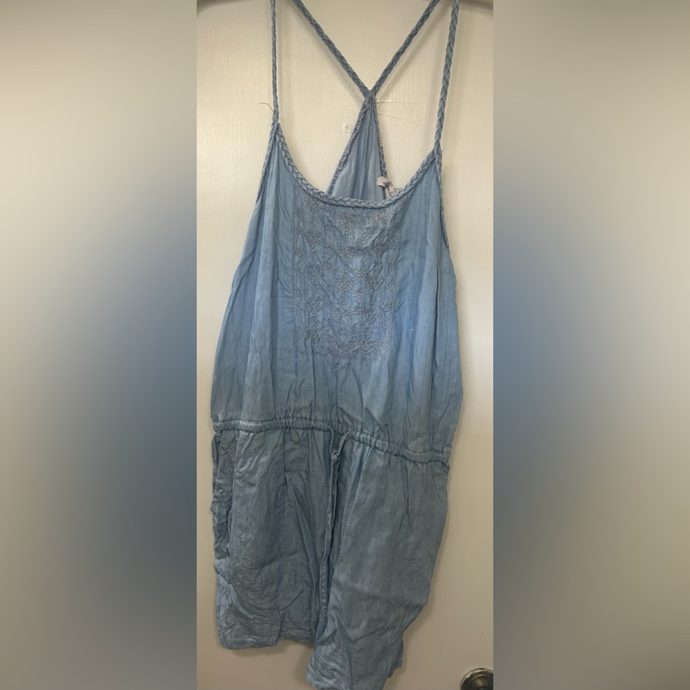 American Rag Denim Romper